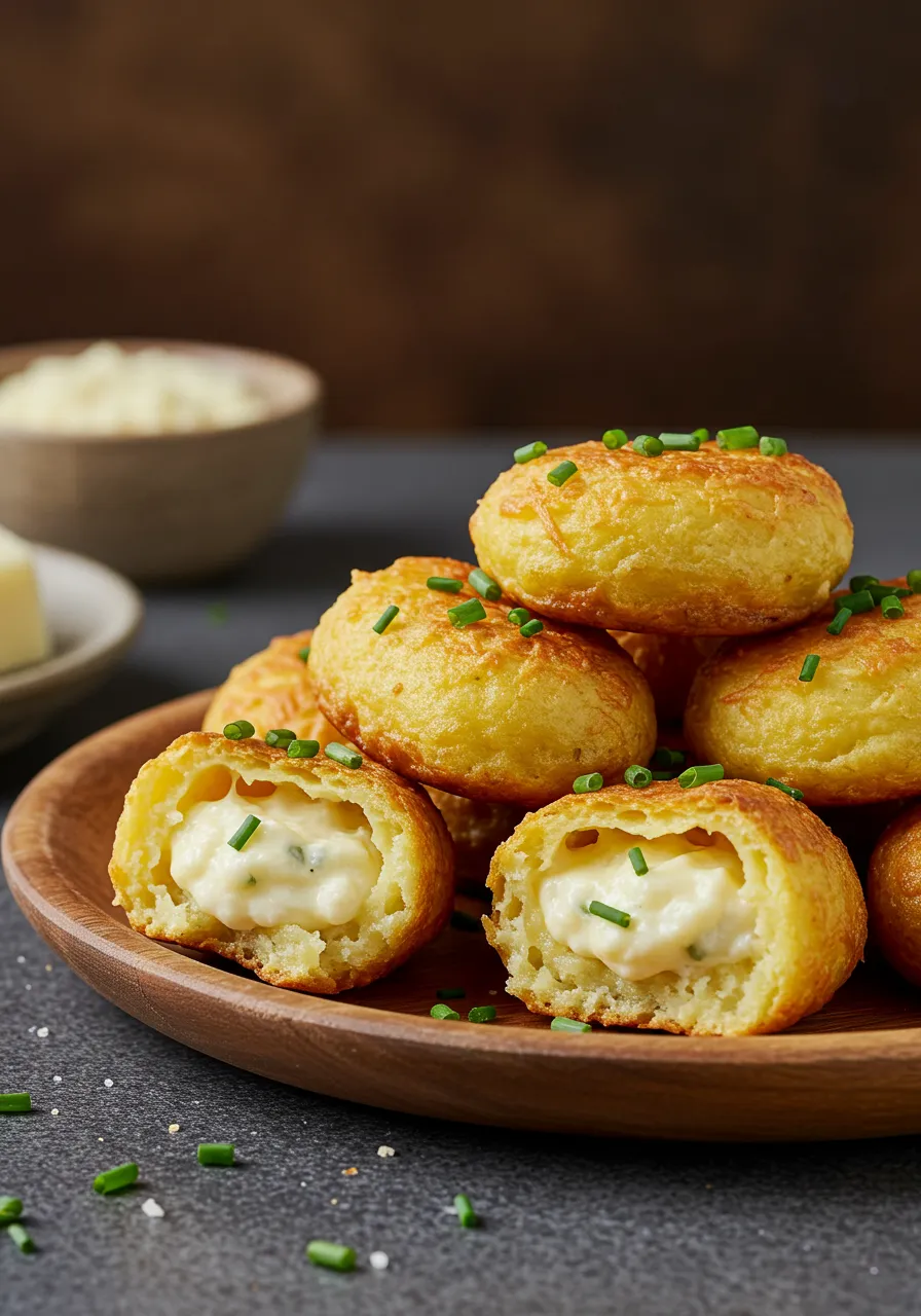 Creamy Potato Puffs with Cheese Delight - tertiary view